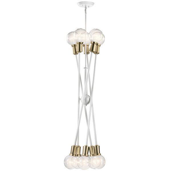 Armstrong White 10-Light Chandelier, image 5