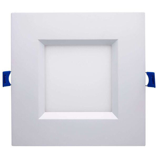 Starfish White Six-Inch Integrated LED Square Regress Baffle Downlight, image 2