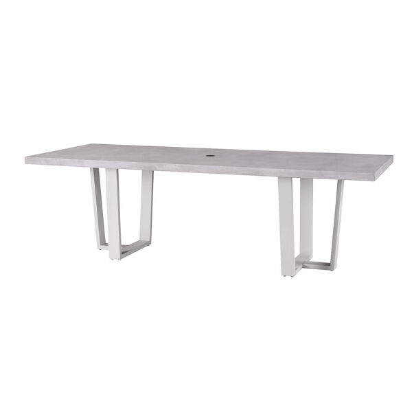 South Beach Chalk White Dining Table, image 2
