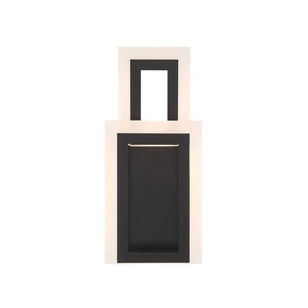 Inizio Black Integrated LED Wall Sconce, image 1
