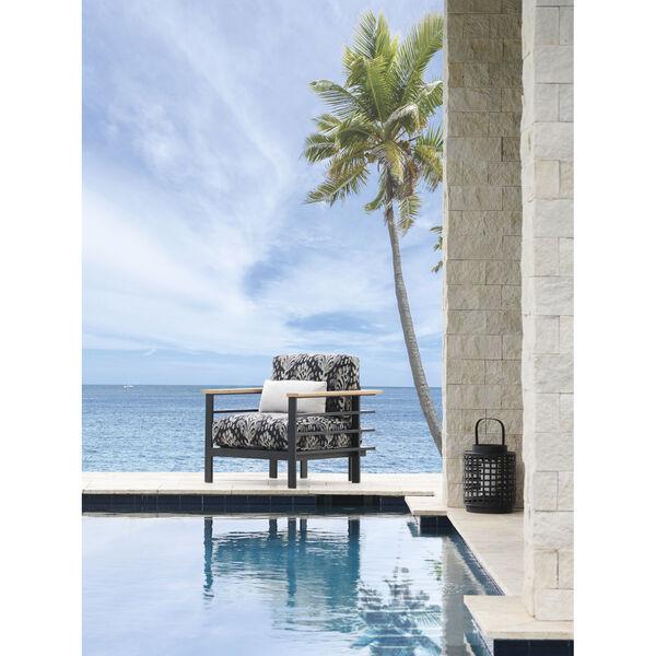 South Beach Dark Graphite and Gray Lounge Chair, image 3