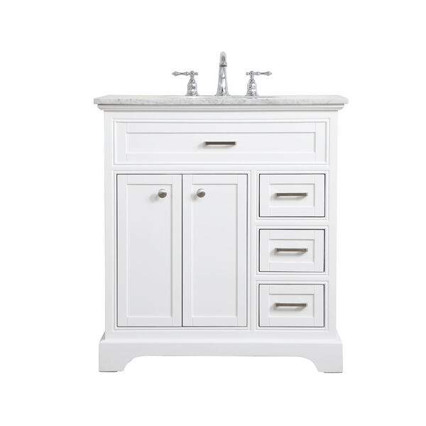 Aaron White 32-Inch Vanity Sink Set, image 1
