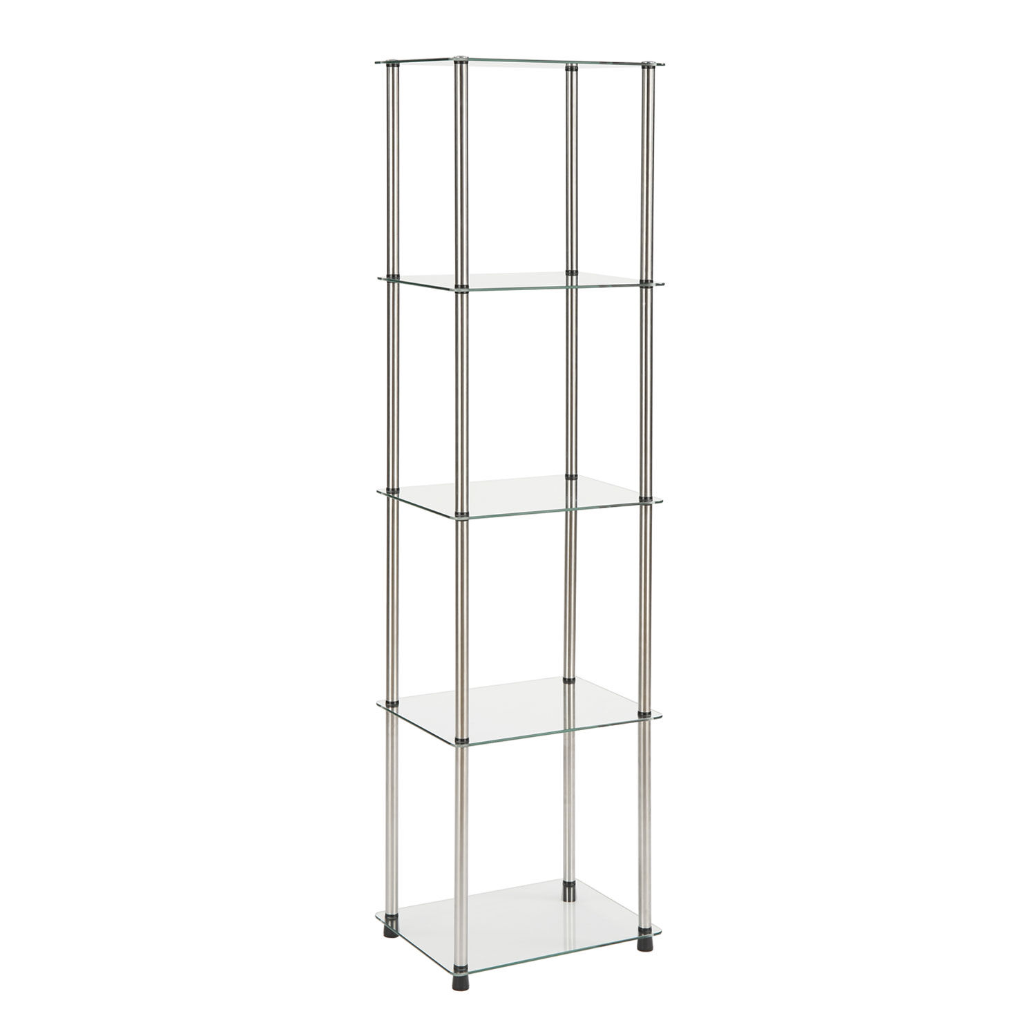 157010 Glass Convenience Concepts Designs2Go Classic Glass 5 Tier Glass Tower 