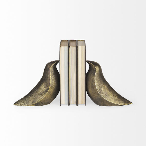 Dover Antique Gold Dove Bookend, image 2