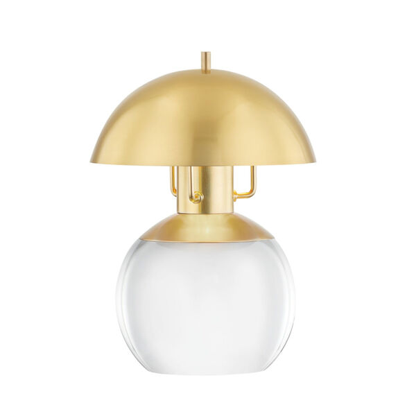 Bayside Aged Brass Seven-Inch One-Light Table Lamp, image 1