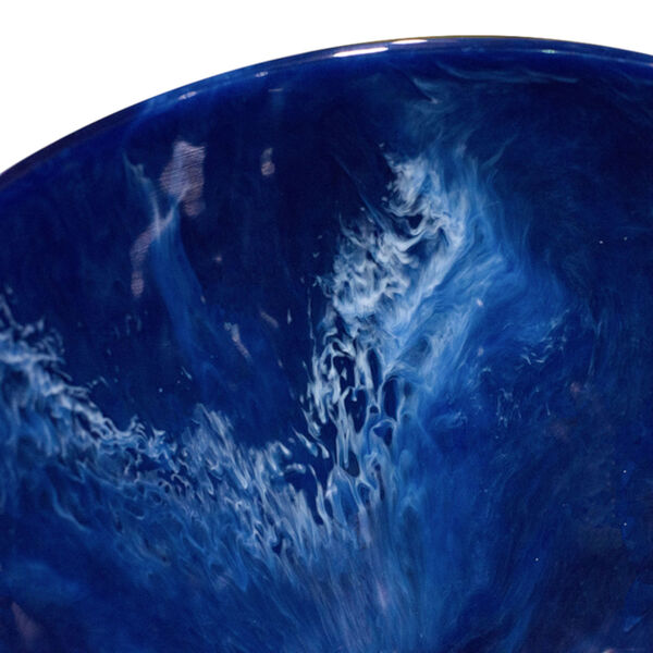 Blue Round Decorative Bowl, image 3