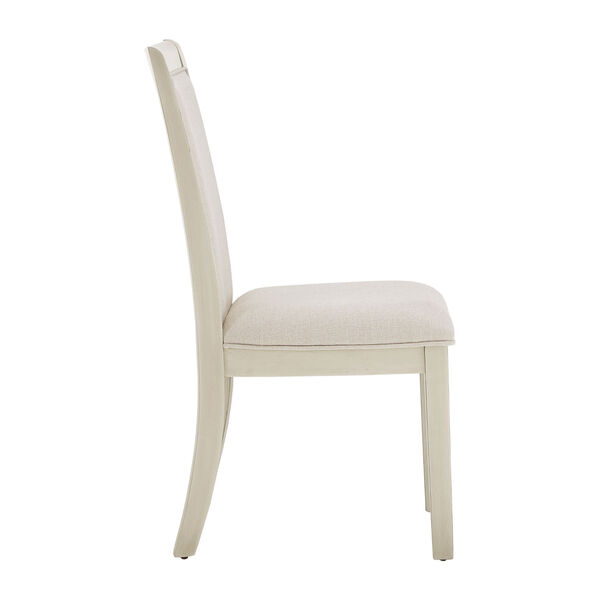 Tate Dove White Upholstered Back Dining Chair, image 3