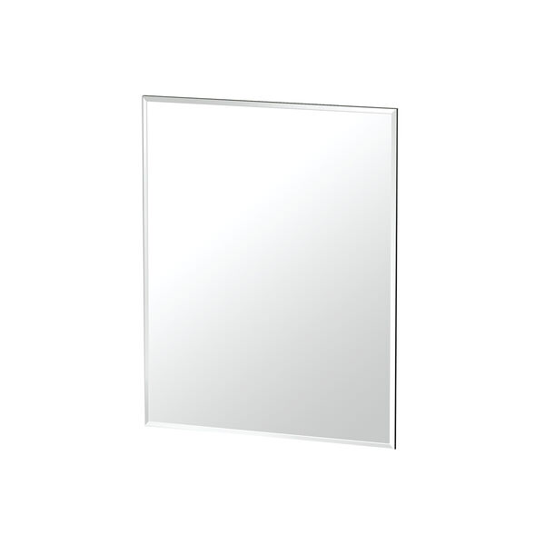 Flush Mount Rectangle Frameless Regular Mirror, image 1