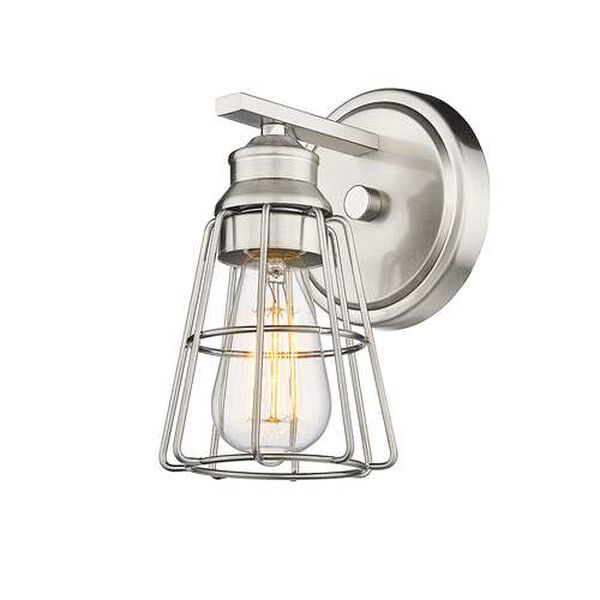 Brushed Nickel One-Light Wall Sconce, image 3