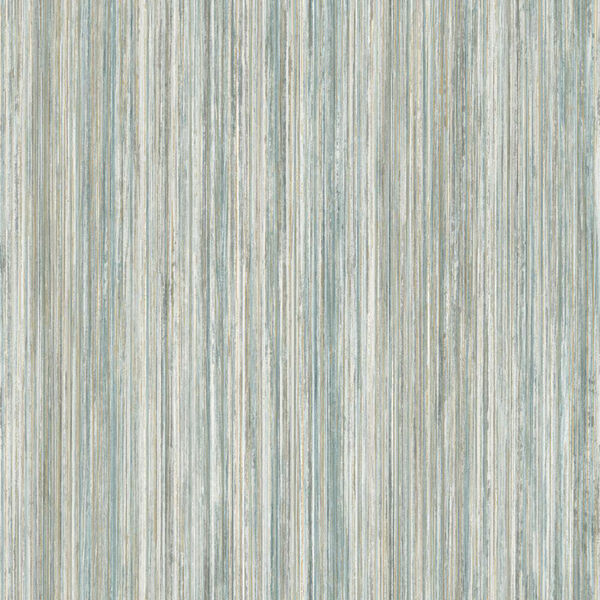 Modern Art Blue Painted Stripe Wallpaper - SAMPLE SWATCH ONLY, image 1