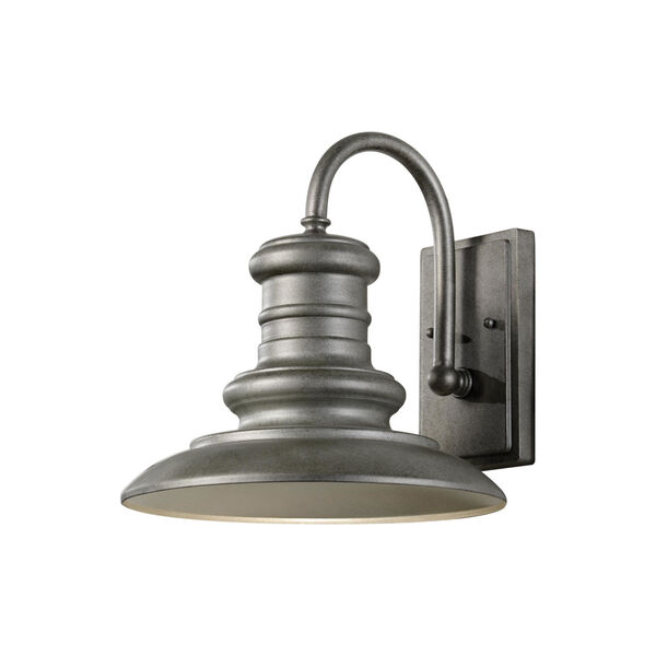 Redding Station Tarnished Silver 12-Inch One-Light Outdoor Wall Sconce, image 1