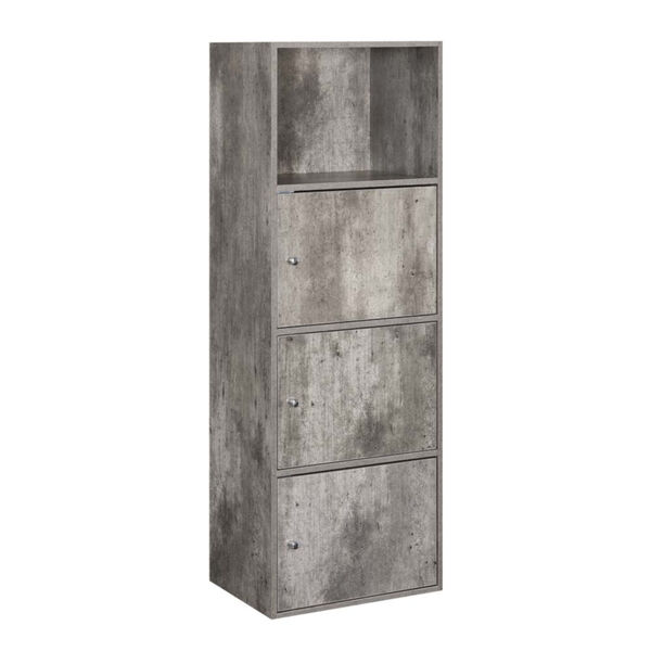 Faux Birch 47-Inch Xtra Storage Three Door Cabinet, image 1