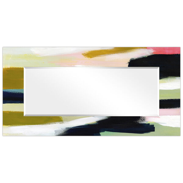 Sunder Multicolor 72 x 36-Inch Rectangular Beveled Floor Mirror, image 3