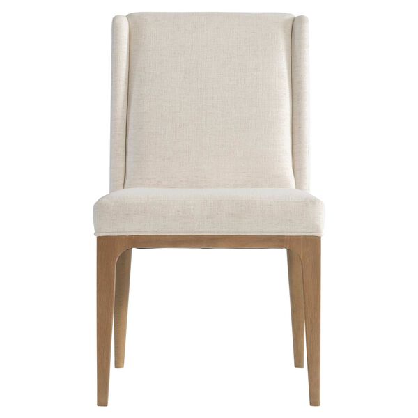 Modulum White and Natural Side Chair, image 3