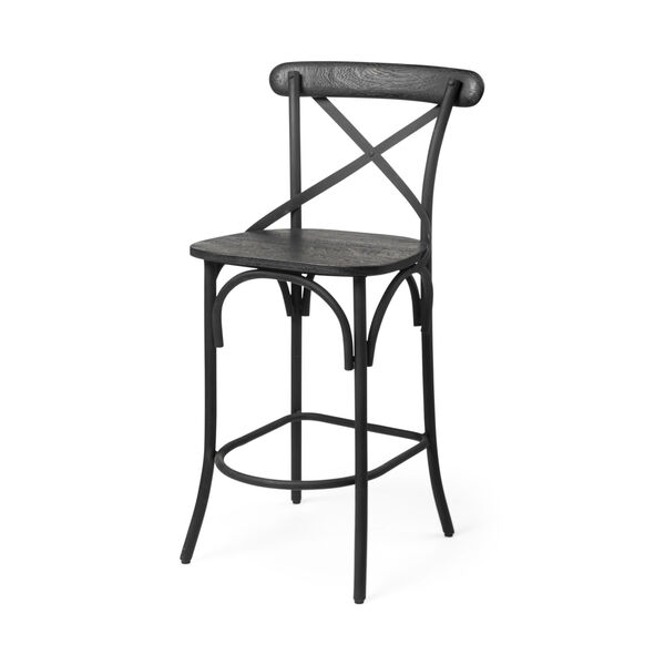 Etienne Black Counter Height Stool, image 1