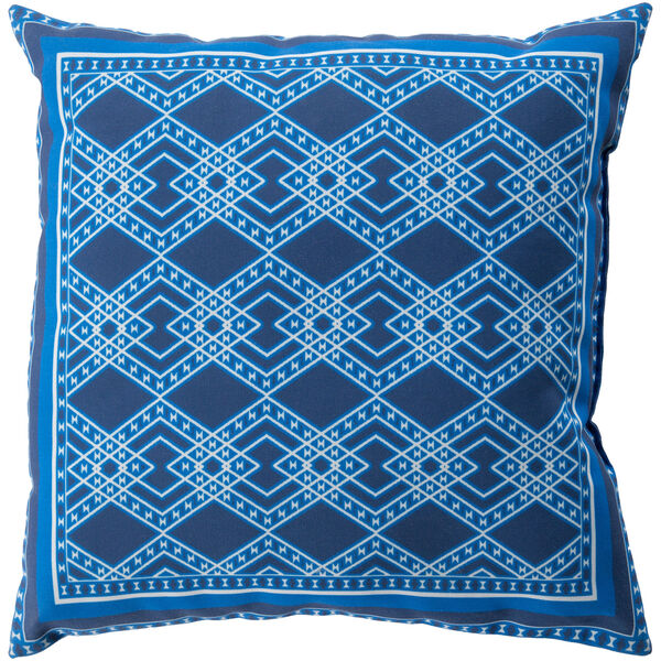 Decorative Pillows Blue and White 18 x 18-Inch Throw Pillow, image 1