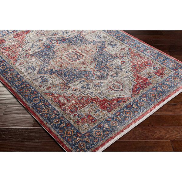 Eclipse Red Blue Rectangular: 5 Ft. 3 In. x 7 Ft. 3 In. Area Rug, image 3