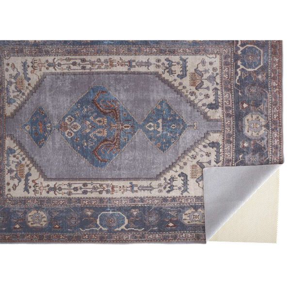 Percy Blue Brown Ivory Area Rug, image 6