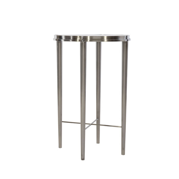 Allure Silver Mist Metal Chairside - (Open Box), image 2