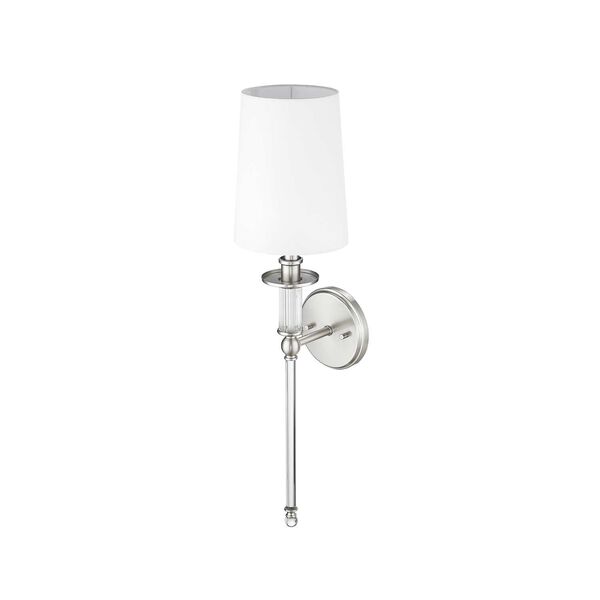 Brushed Nickel One-Light Wall Sconce, image 4