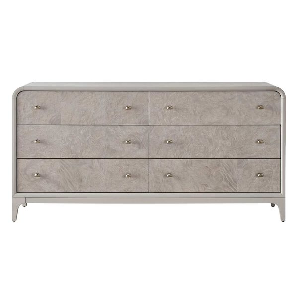 Tranquility Immersion Gray and Gold Dresser, image 1