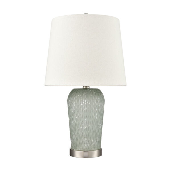Prosper Salted Seafoam and Satin Nickel One-Light Table Lamp, image 2