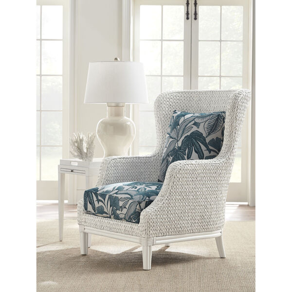 Ocean Breeze White Vero Wing Chair, image 3