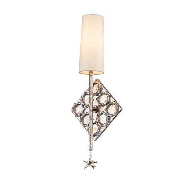 Star silver Leaf One-Light Wall Sconce, image 1