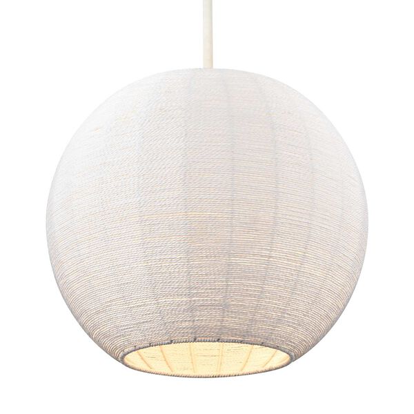 Sophie White Coral 20-Inch Three-Light Pendant, image 4