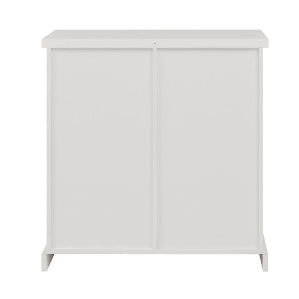 Alba White Sliding Slat-Door Cabinet, image 6