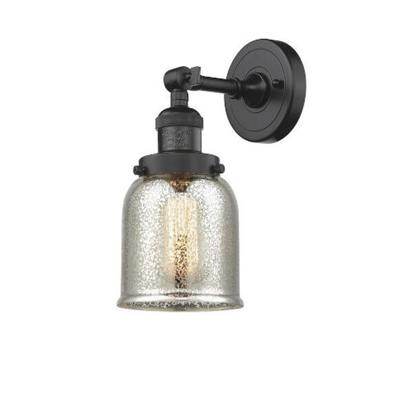 Small Bell Oil Rubbed Bronze One-Light Semi Flush Mount, image 3