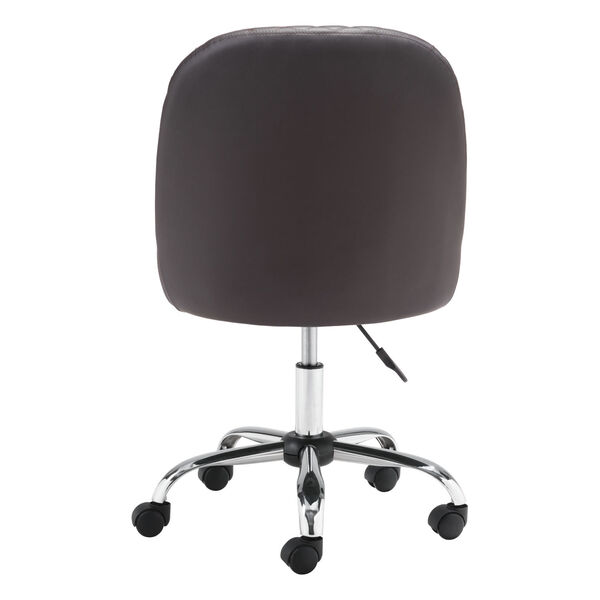 Space Brown and Silver Office Chair, image 5