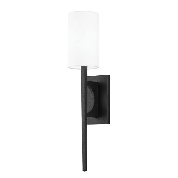 Wallace Black Iron One-Light Wall Sconce, image 1