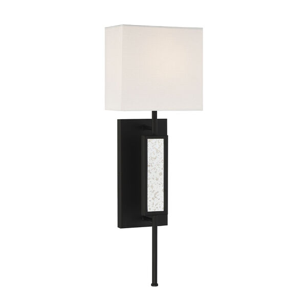Victor Matte Black One-Light Wall Sconce, image 1
