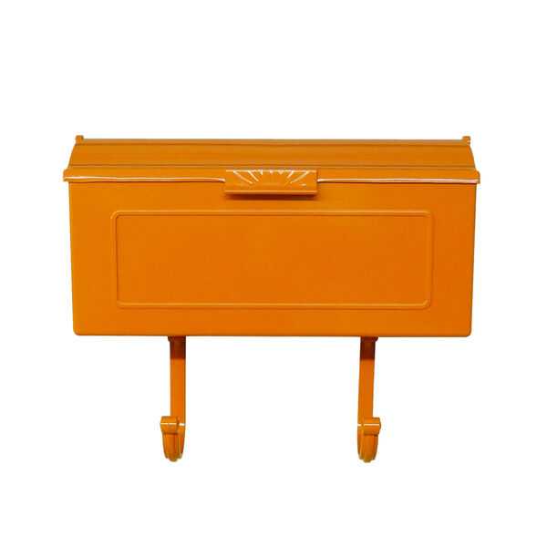 Nash Orange Horizontal Mailbox, image 1