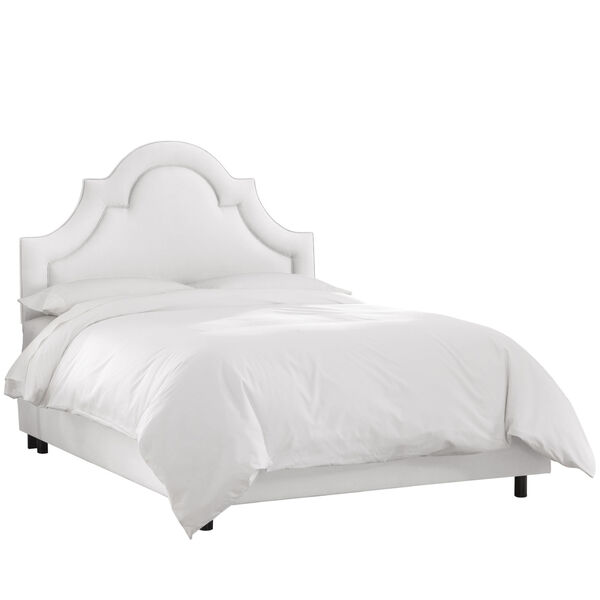 Twill White Arched Border Bed, image 1