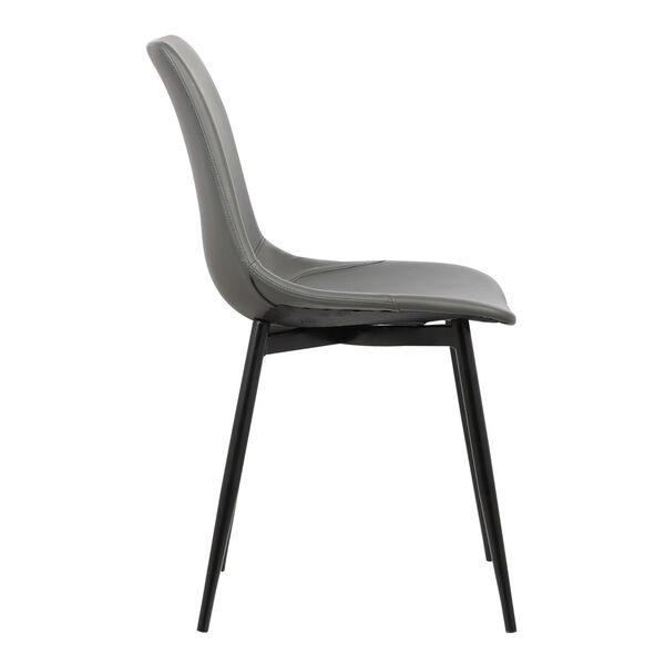 Monte Gray with Black Powder Coat Dining Chair, image 3