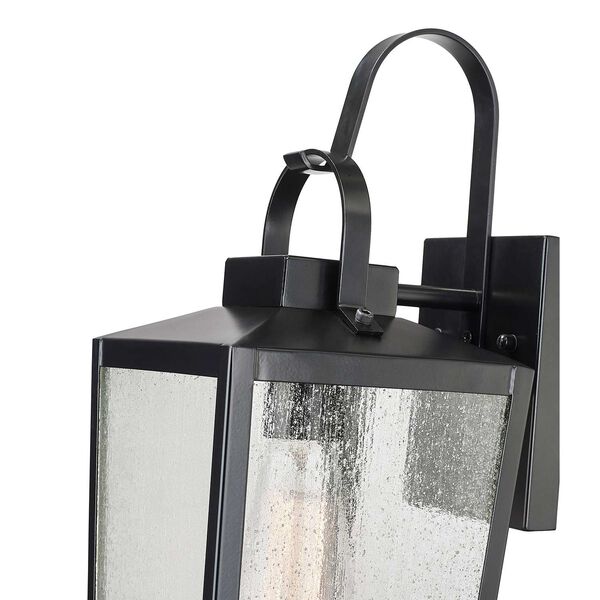 Devens Powder Coated Black One-Light Outdoor Wall Sconce, image 4