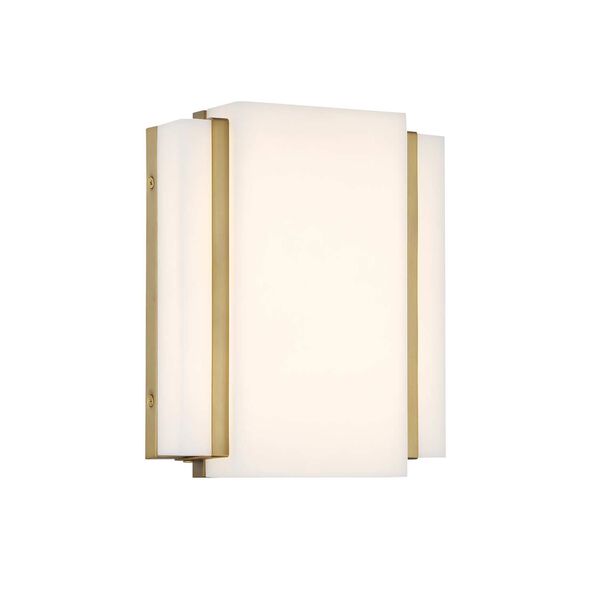 Tanzac Soft Brass 10-Inch LED Wall Sconce, image 1