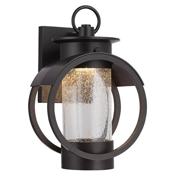 Arbor Burnished Bronze 9-Inch Wide LED Outdoor Wall Lantern, image 1