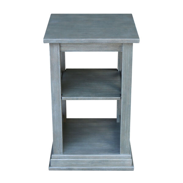 Hampton  Heather Grey 16-Inch  Accent Table with Shelves, image 4