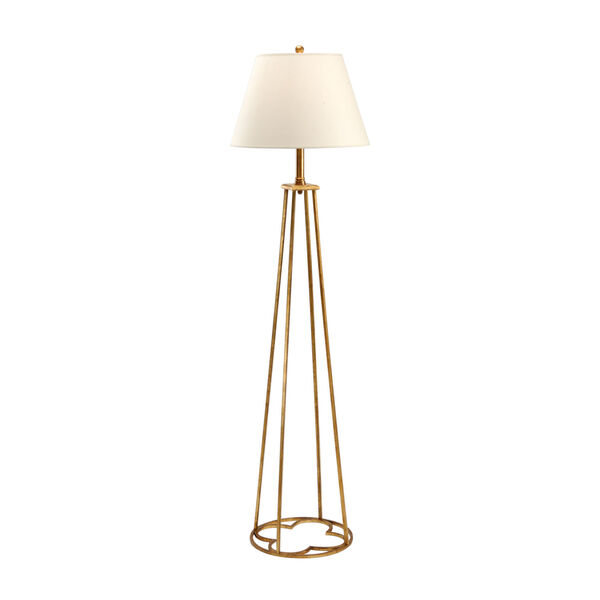 Gold One-Light Floor Lamp, image 1