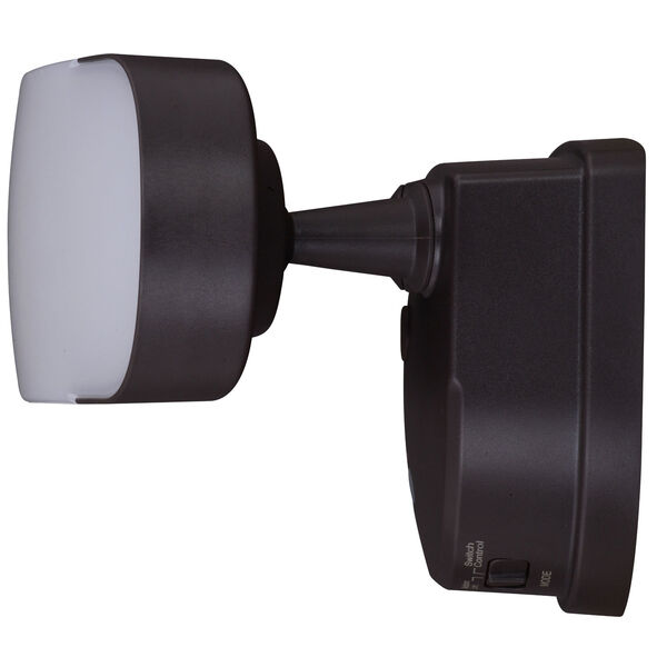 Lambda Bronze Two-Light Outdoor Linkable Adjustable Integrated LED Security Flood Light, image 3