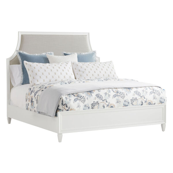 Avondale Linen White Inverness Upholstered Queen Bed, image 1