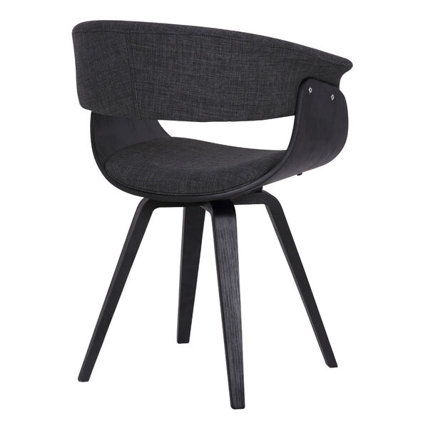Summer Charcoal with Black Dining Chair, image 4