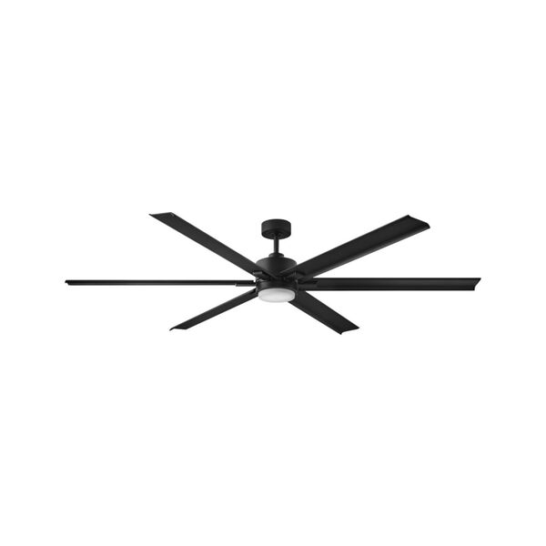 Indy Maxx Matte Black 82-Inch LED Indoor Outdoor Fan, image 1