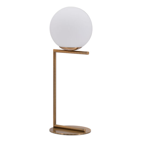 Belair Brass One-Light Desk Lamp, image 4