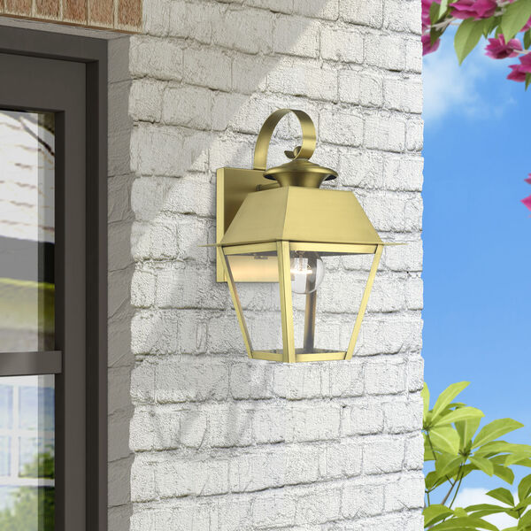 Wentworth One-Light Outdoor Small Wall Lantern, image 2