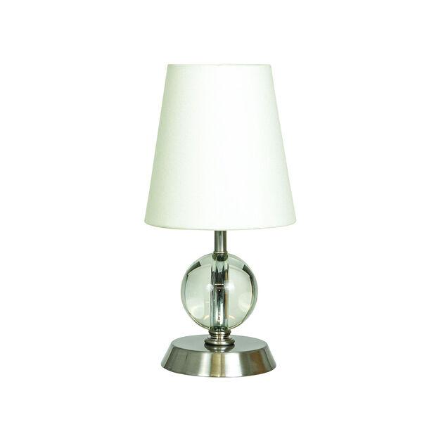 Bryson Satin Nickel 12-Inch One-Light Table Lamp, image 1