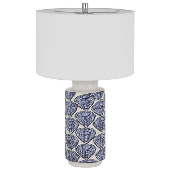 Cambiago Shell and Blue One-Light Table Lamp, image 5